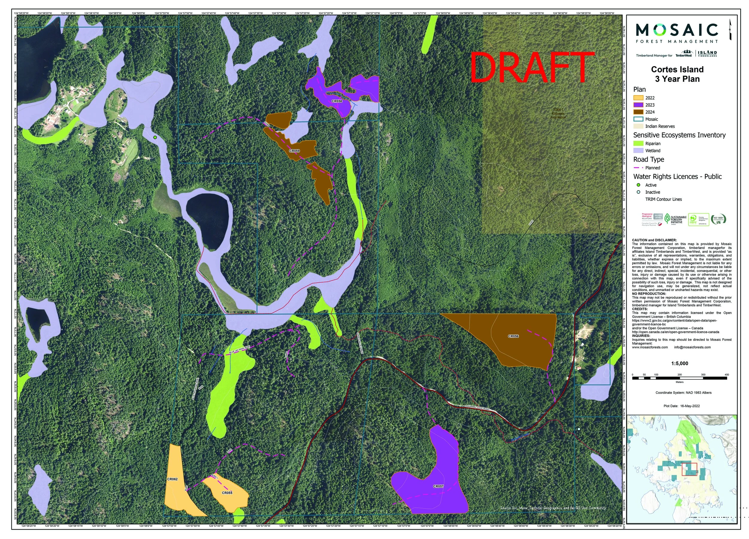 Cortes Maps — Mosaic Forest Management